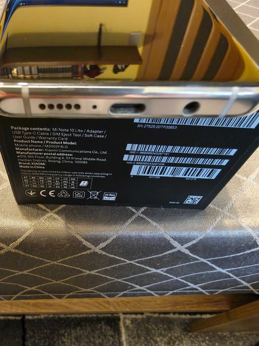 Xiaomi Mi Note 10 Lite - 128 GB/8 GB - бял