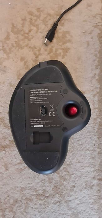 DIGITUS - ergonomic trackball mouse wireless