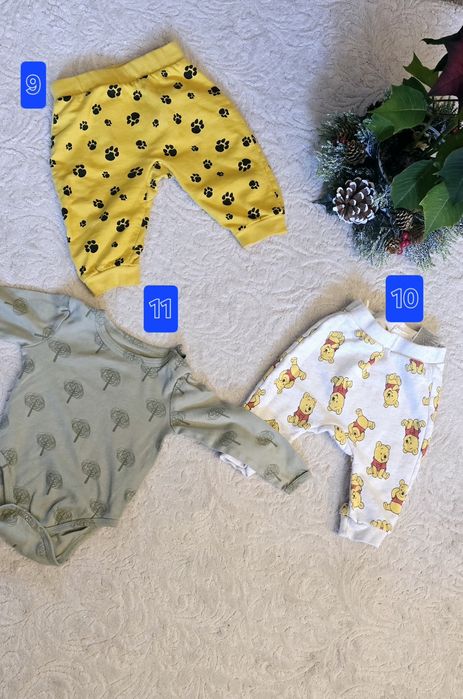 Бебешки дрехи от 62 см до 80 см на Zara, H&M, Obaibi и други марки