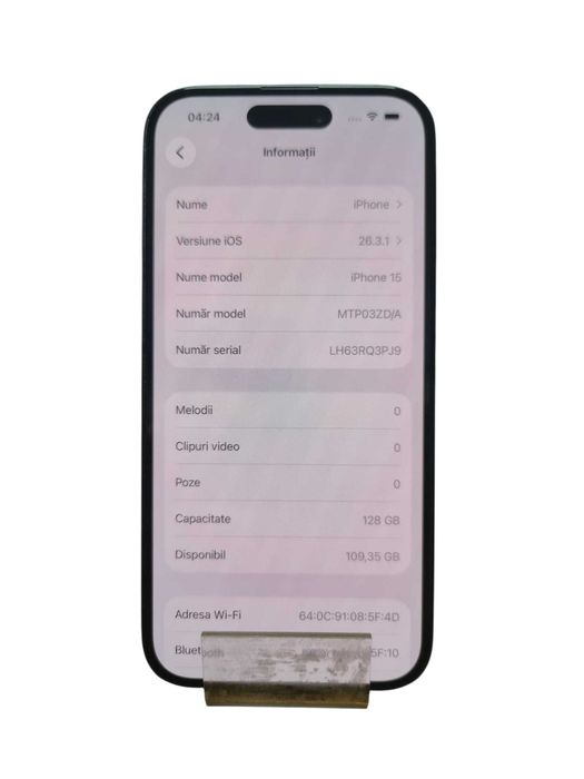 Iphone 15 128Gb / Amanet Cashbook Bucuresti Unirii