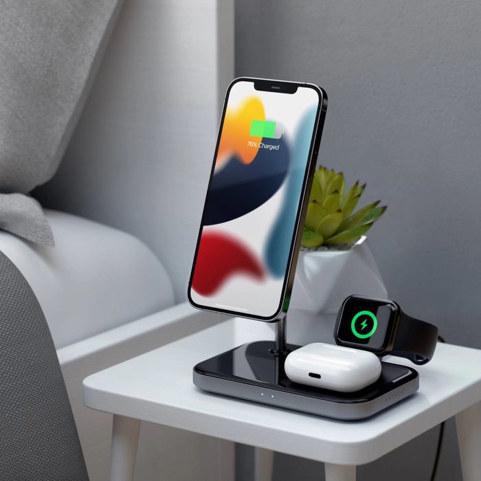 зарядное устройство Satechi Magnetic Wireless Charging Stand 3 в 1
