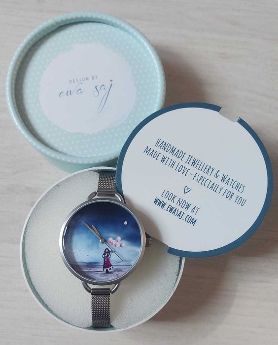 Set ceas cu cercei marca Ewa Saj