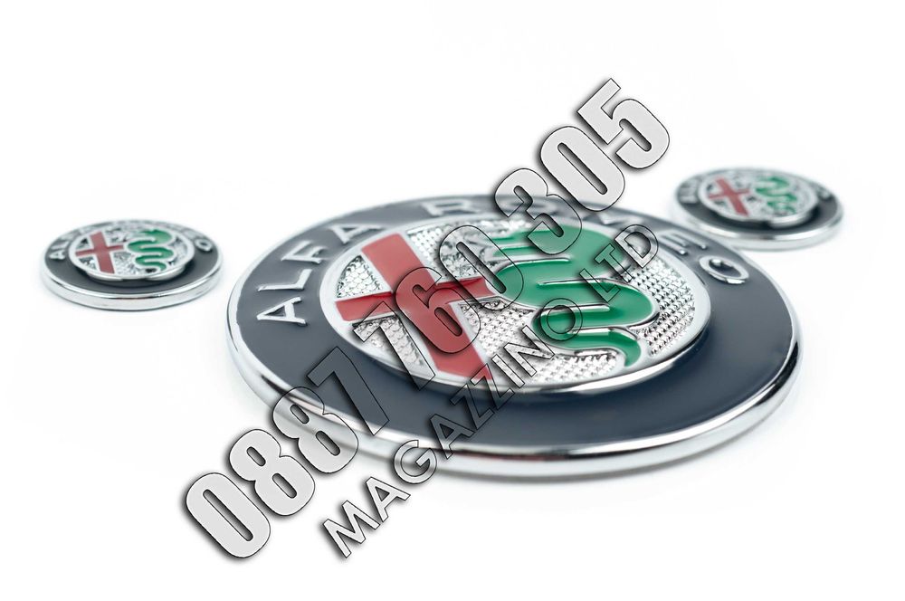 Емблема Alfa Romeo Stelvio Giulia за централна конзола джойстик