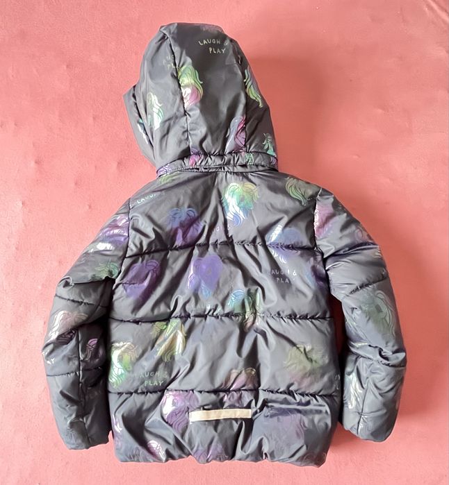 Geaca  iarna 122 /128 H&M unicorn