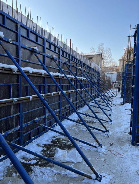 Телескопические стойки, шитовые опалубки, леса и прочие