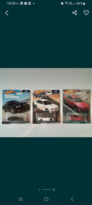 HotWheels колички Honda,Audi, BMW и др.