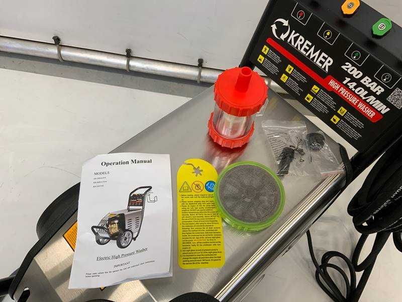 Професионална водоструйка KREMER 200 bar 14l/min 380V