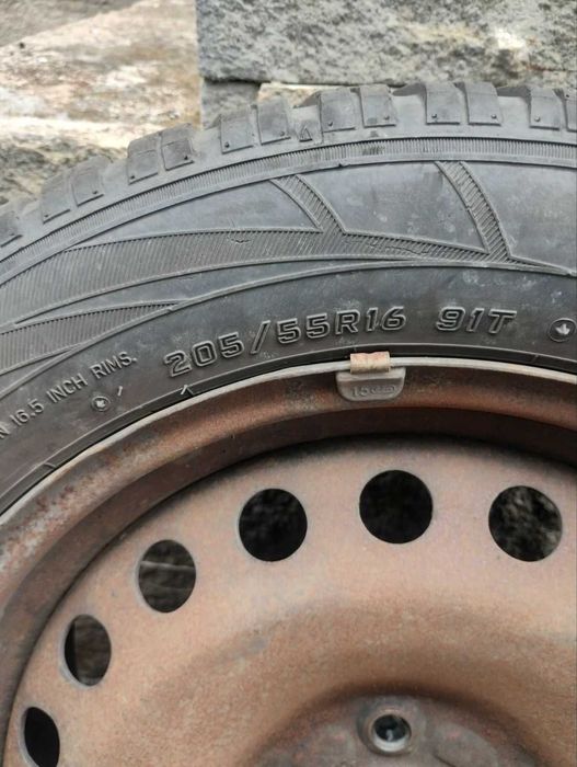 Зимен комплект гуми с джанти за Форд фокус МК3