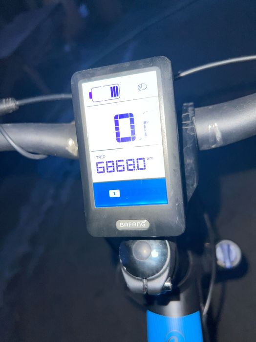 Bicicletă electrică Fischer MTB – motor Bafang – km puțini