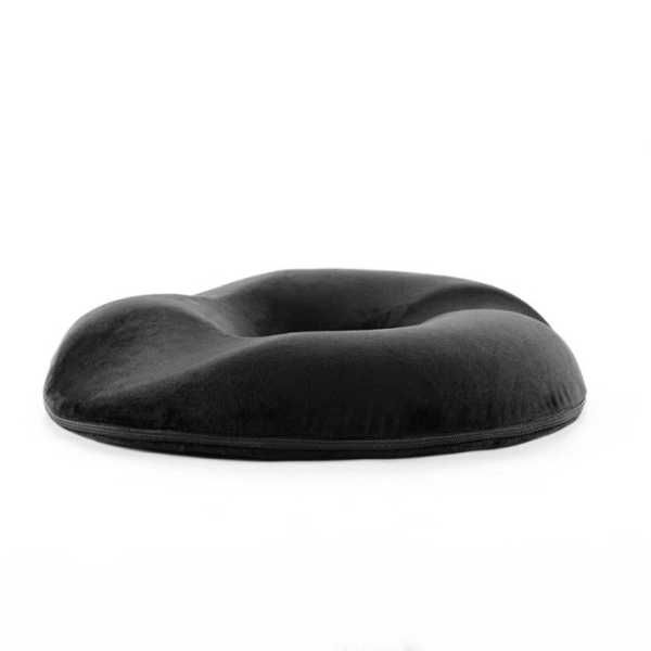 Възглавница за сядане Mercado Trade, Мемори пяна, Черен