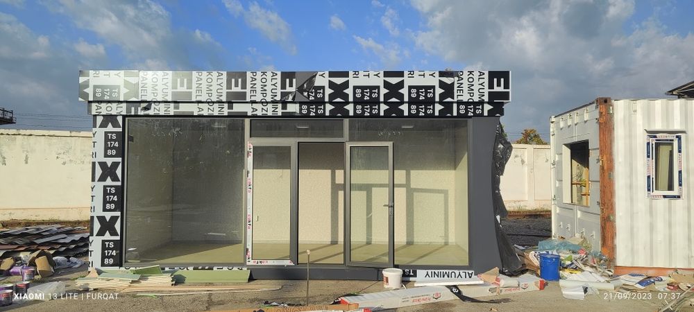 Морских континер домик офис продаж Kantener Magazin