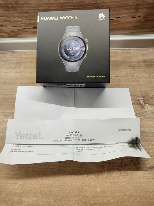 Huawei Watch 5 46mm LTE. Гар. до 11/2028 Без точица по него.