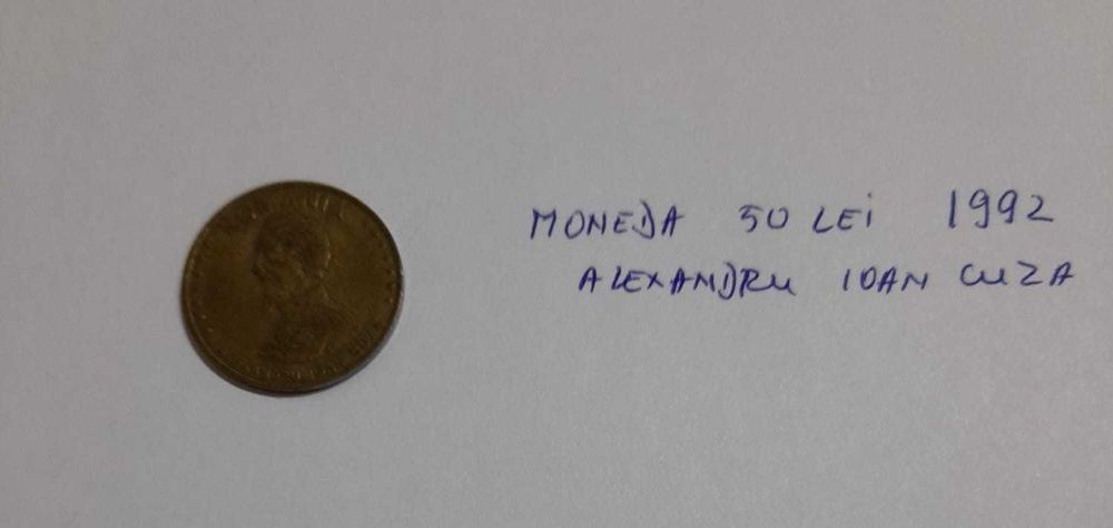 Monede rare si de colectie 50 lei 100 lei 500 lei