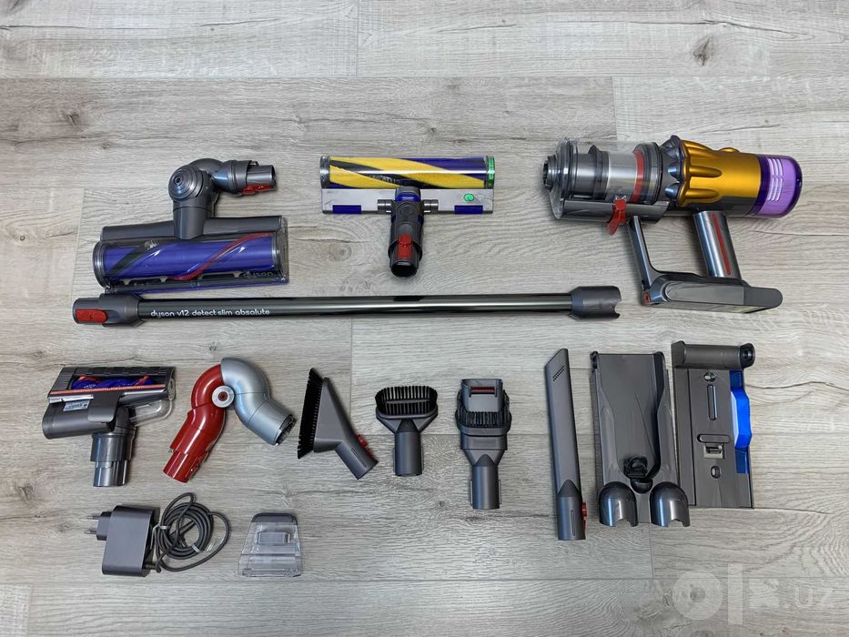 Вертикальный Пылесос Dyson V12 Detect Slim Absolute Невероятная уборка