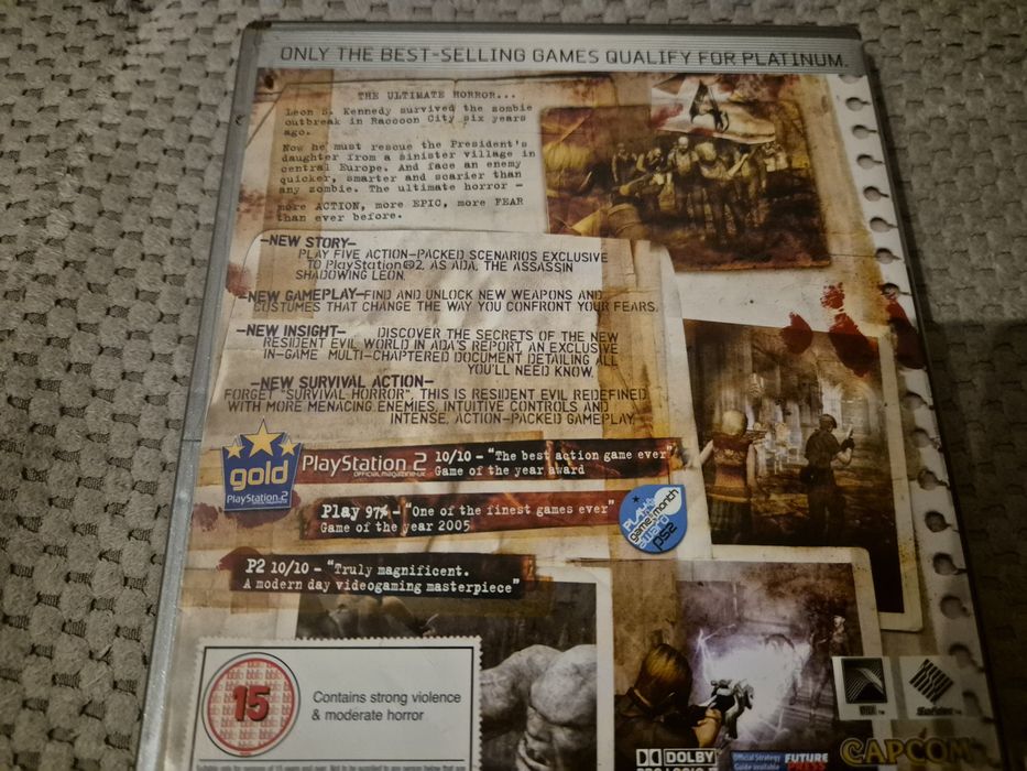 Joc de colecție Resident evil 4  PlayStation  2 ps2 ps 2
