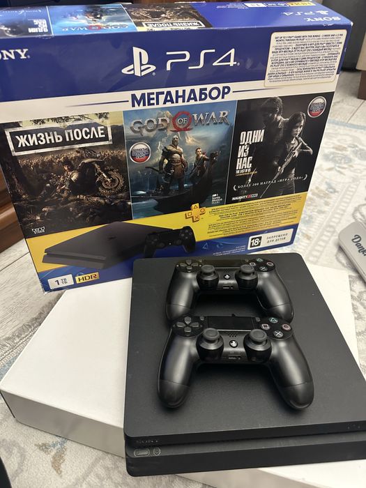 Продажа пс4 с 2 джойстиками