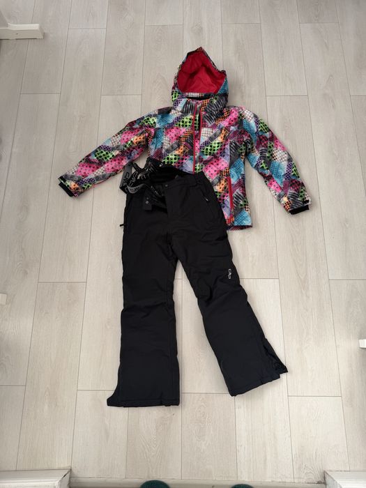 Costum schi ski CMP marime 152 pentru 10 12 ani