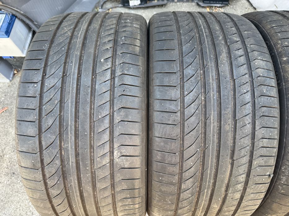 4бр. Летни Спорт-Пакет Гуми С Борд *MO* 285/35ZR/21 и 255/40ZR/21 -CONTINENTAL- DOT:0424+4722- 7.2мм+5.5мм.