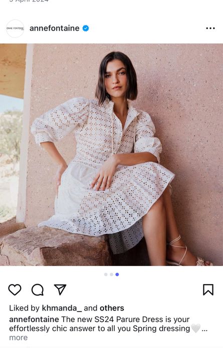 Страхотна лятна рокля на френския бранд anne fotaine