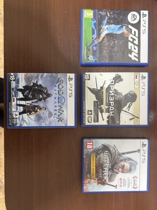 Диски на PS5 (есть скидка за опт), новые