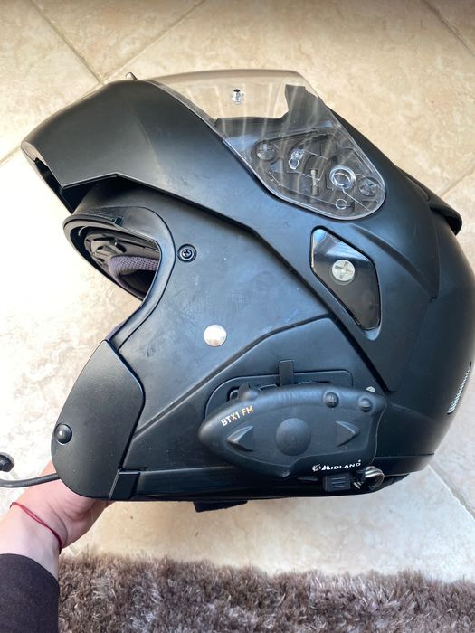 Каска HJC open face с включен блутут