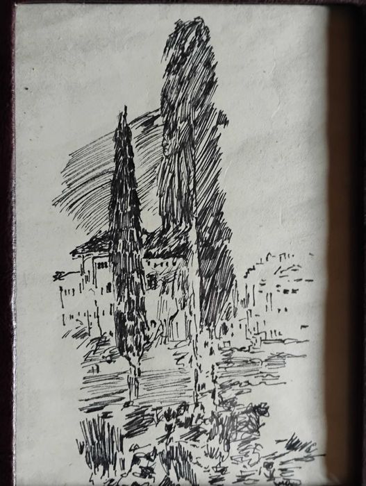 Малка майсторска стара гарфика . Майстора.