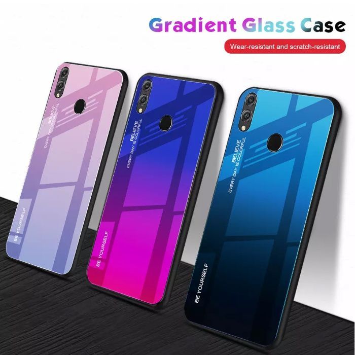 Husa Gradient din sticla pentru Huawei Y6 2019 , Y6s