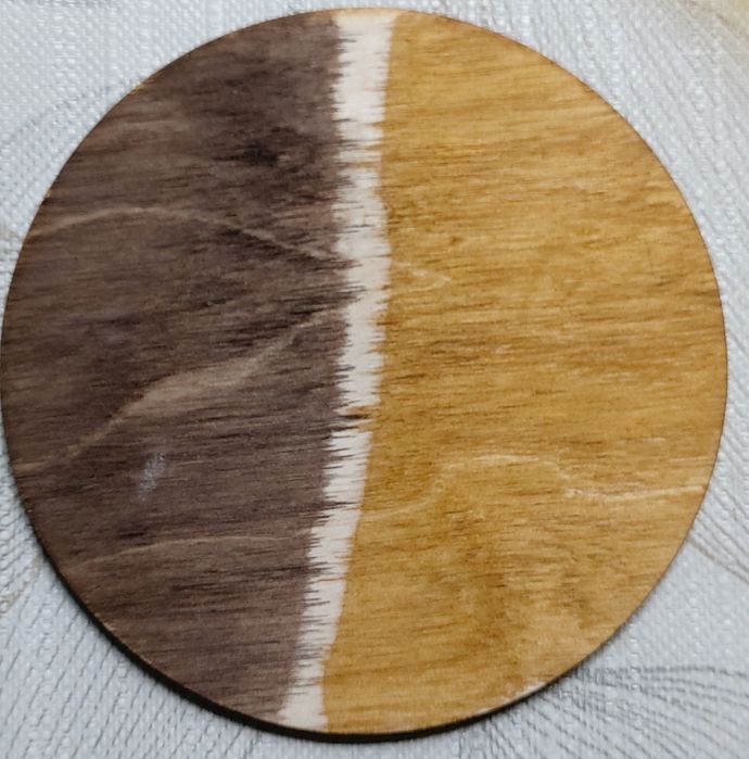 Дървен полилей/пендел с кабел и фасунга