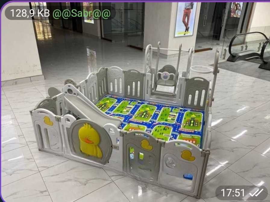 Даставка бесплатная. Детская огрождения 4в1 манеж