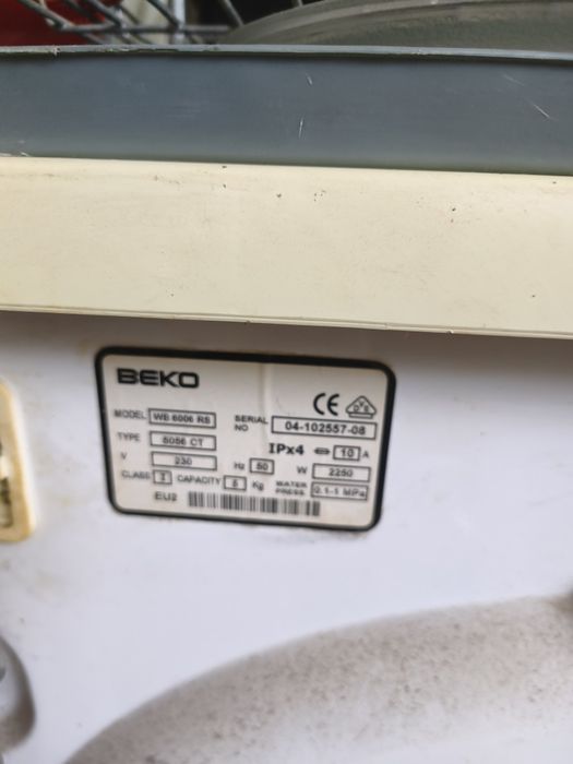Пералня Beko WB 6006 RS – работеща, за части / лек ремонт (Пловдив)