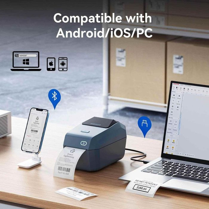 Niimbot K3 original printer. Niimbotning eng professional printerlarid