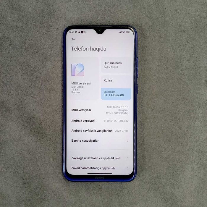 Redmi Note 8 64GB A‘lo