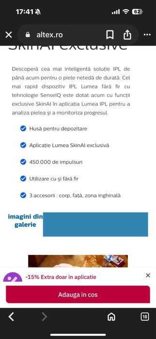 Epilator IPL Phillips 9000