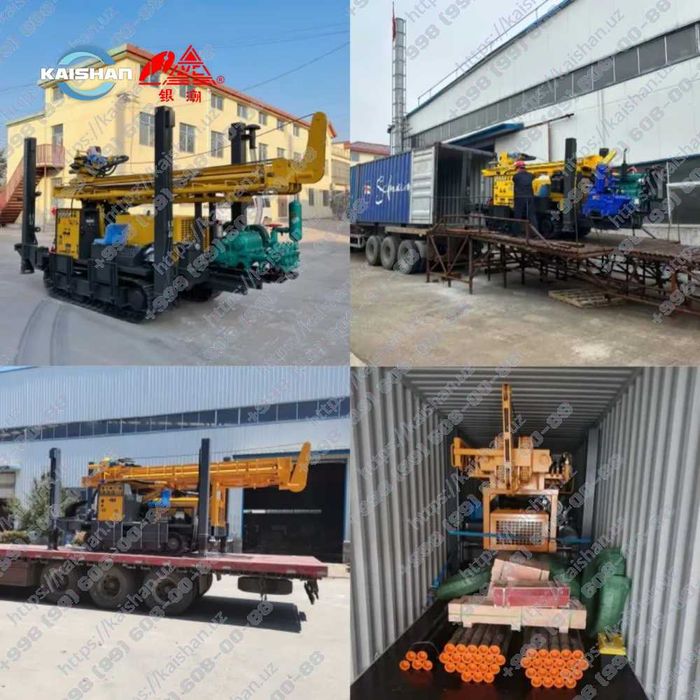Буровая KAISHAN для водяных скважин KW450: глубина — 450 м