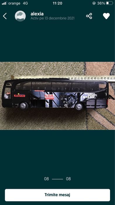 Masinuta-autocar colectie Mercedes Benz