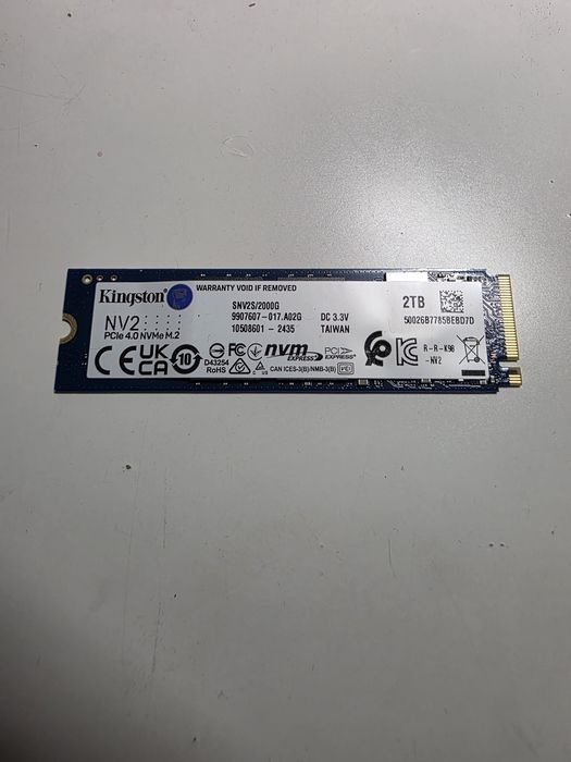Ssd 2Tb M2 Kingston