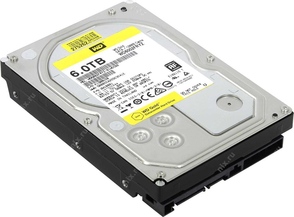 Жесткий диск 6Tb "WD Gold Datacenter Hard Drive"