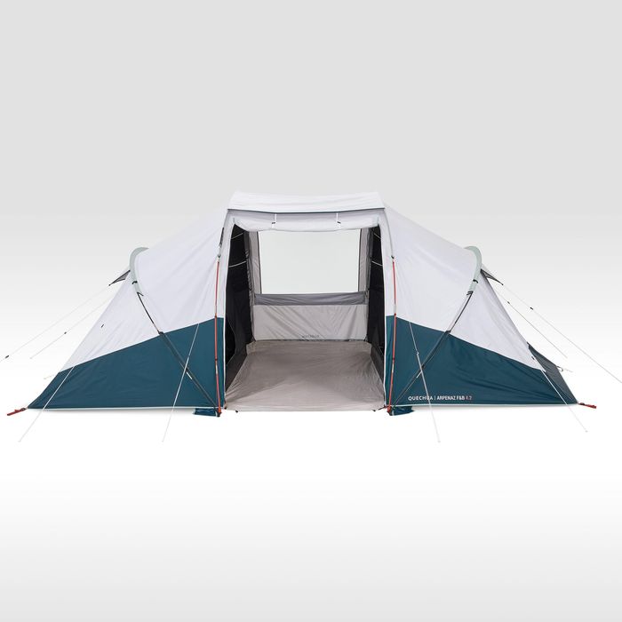 Cort de camping 4 persoane 2 camere, - produs resigilat Decathlon