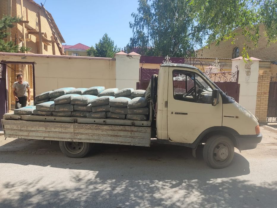 Песок, балласт, цемент