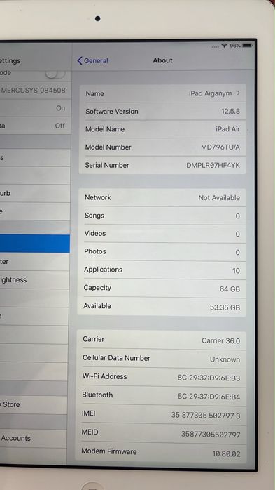 Ipad Air (первое поколение) 2013 / 64GB