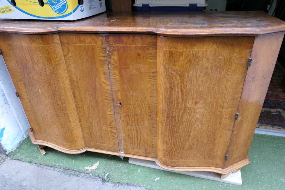 Comoda Servanta Bufet Mobila Veche 2 usi rafturi sertare Vintage Retro