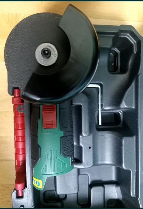 Parkside mini flex polidisc polizor pe baterie 12V 4A 5A 2A încărcător