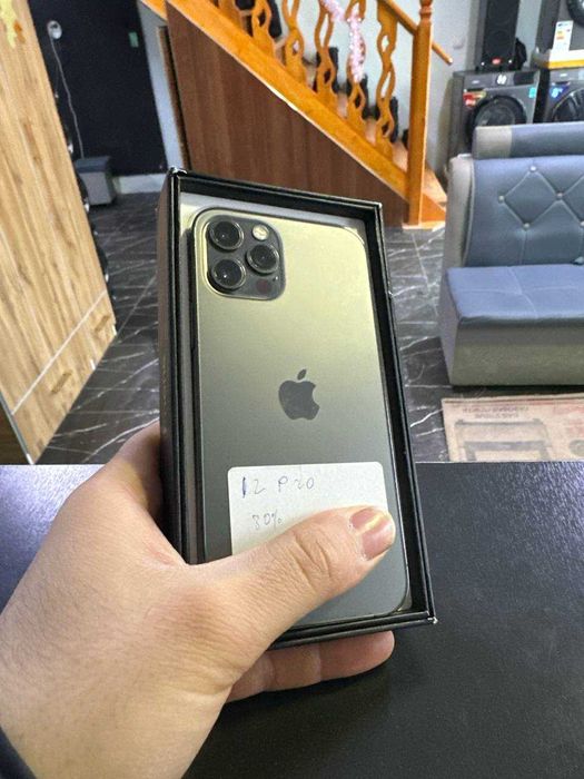 iphone 12 pro ideal holatda 80%