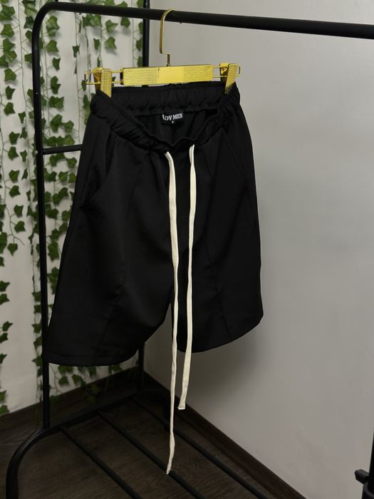 Pantaloni snururi negre si albe