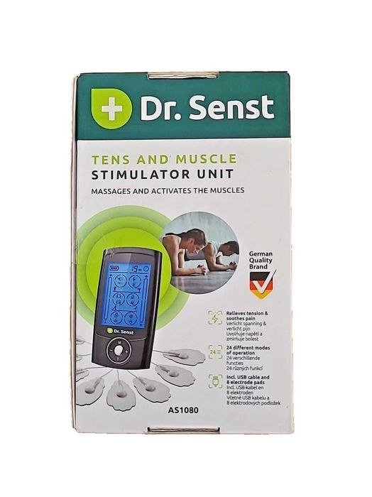 Aparat De Masaj Cu Electrostimulare Pentru Fizioterapie si Electroterapie, Intensitate reglabila, Functie Stimulator Muscular, Display Digital , NOU