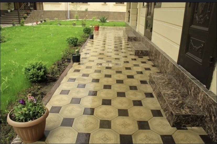 Укладка брусчатки