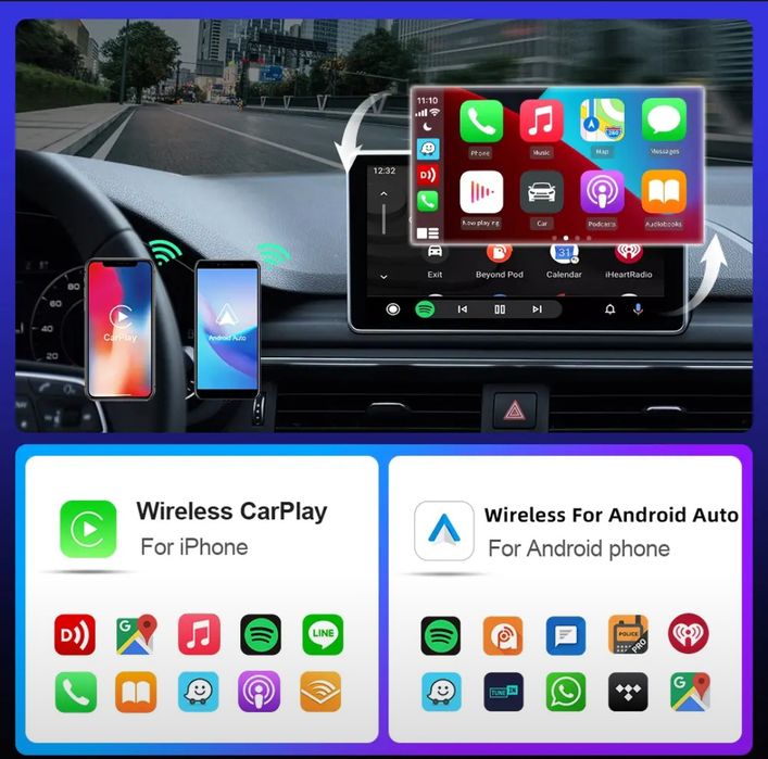 CarPlay/ Android auto беспроводной модуль.
