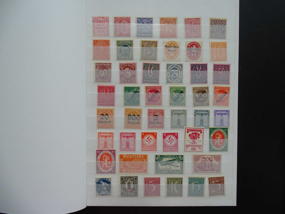 Germania Reich 1900-1945, Clasor cu timbre vechi Stamp/Nestamp (Lot 80