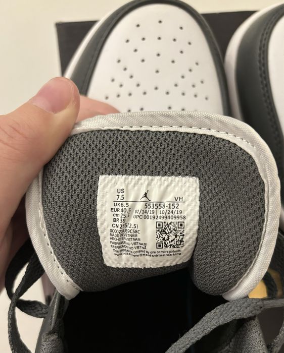 Nike Jordan 1 Low “Dark grey”