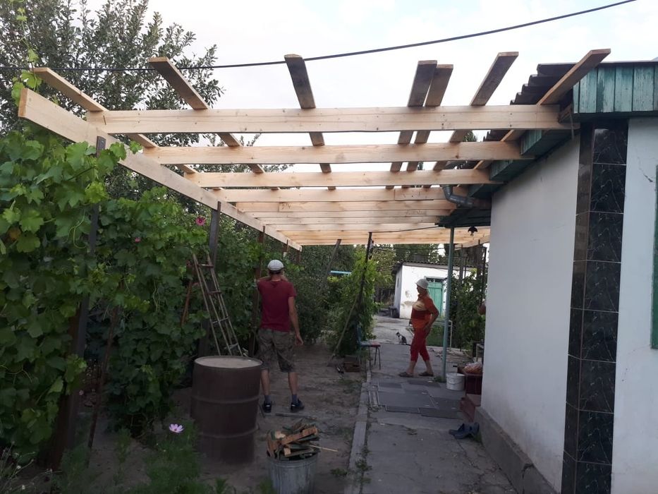 Сварочные. Работы строим навесы заборы